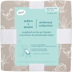 aden + anais Embrace On-The-Go Weighted Blanket 2 Lbs Mozambique